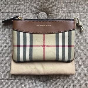 Burberry Haymarket Putney Flat Pouch